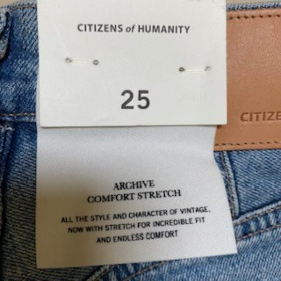 Citizens of Humanity Valerie Super High Waist Stirrup Jeans Caraway Size 25 NWT - Picture 3 of 6